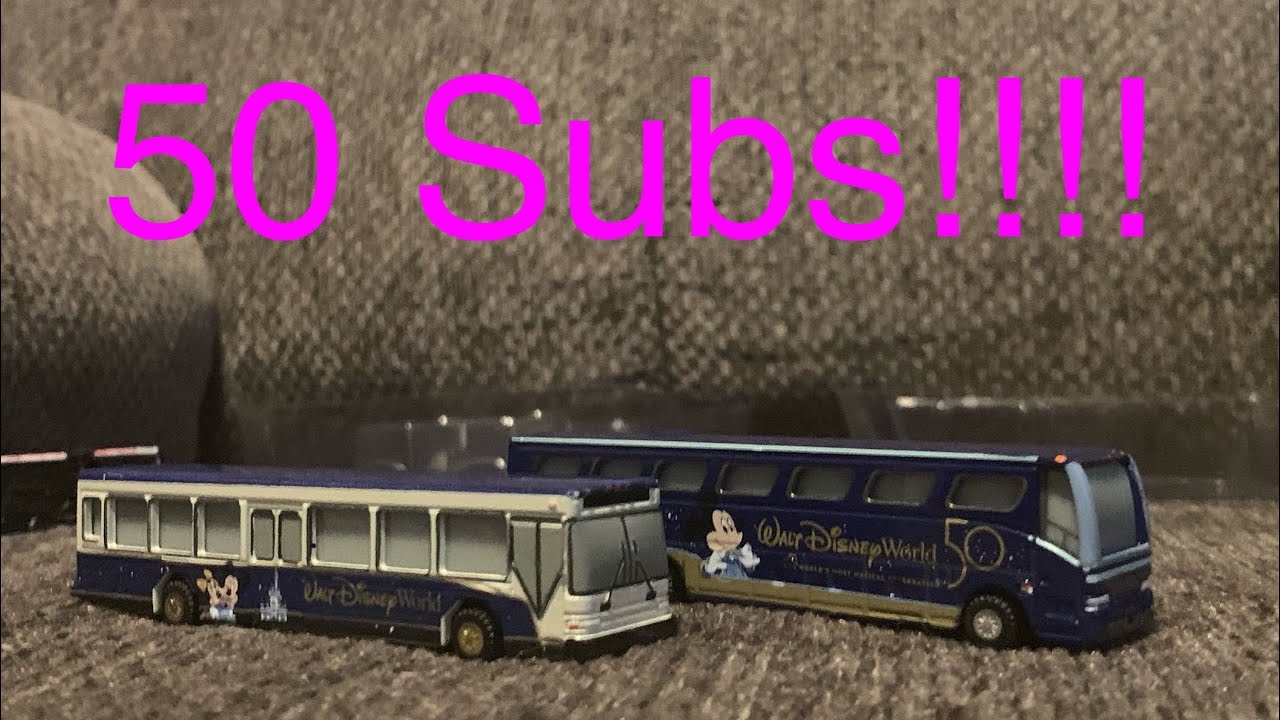 Unboxing the 50th anniversary disney busses (50 subscribers special… sorta)