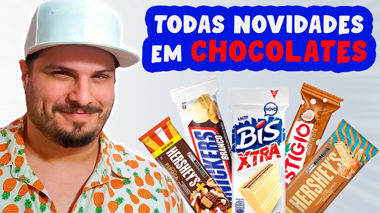 PROVANDO UM MONTE DE CHOCOLATE NOVO - SNICKERS BRANCO, PRESTÍGIO DOCE DE LEITE E +