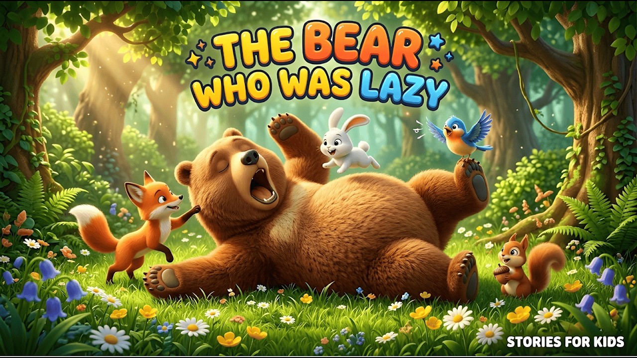 Benny the Bear Learns to Work Hard 🐻 | A Heartwarming Moral Story for Kids | Book 5