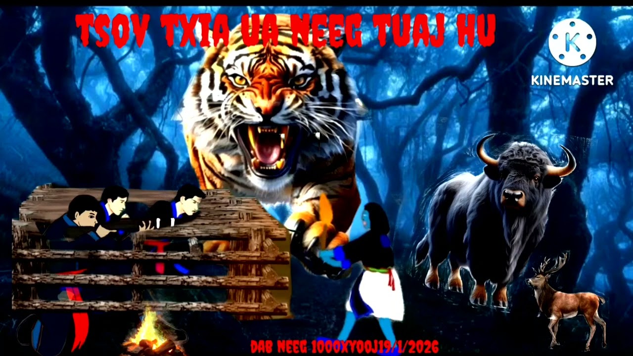 Dab neeg kwv tji Mu yos hav zoov dab tsov txia ua neeg lo tua txau ntshai heev li....