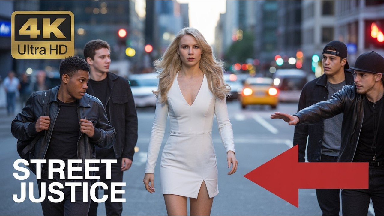 Single Dad Saw Young Men Harassing a Woman — Seconds Later, the Street Went Silent...