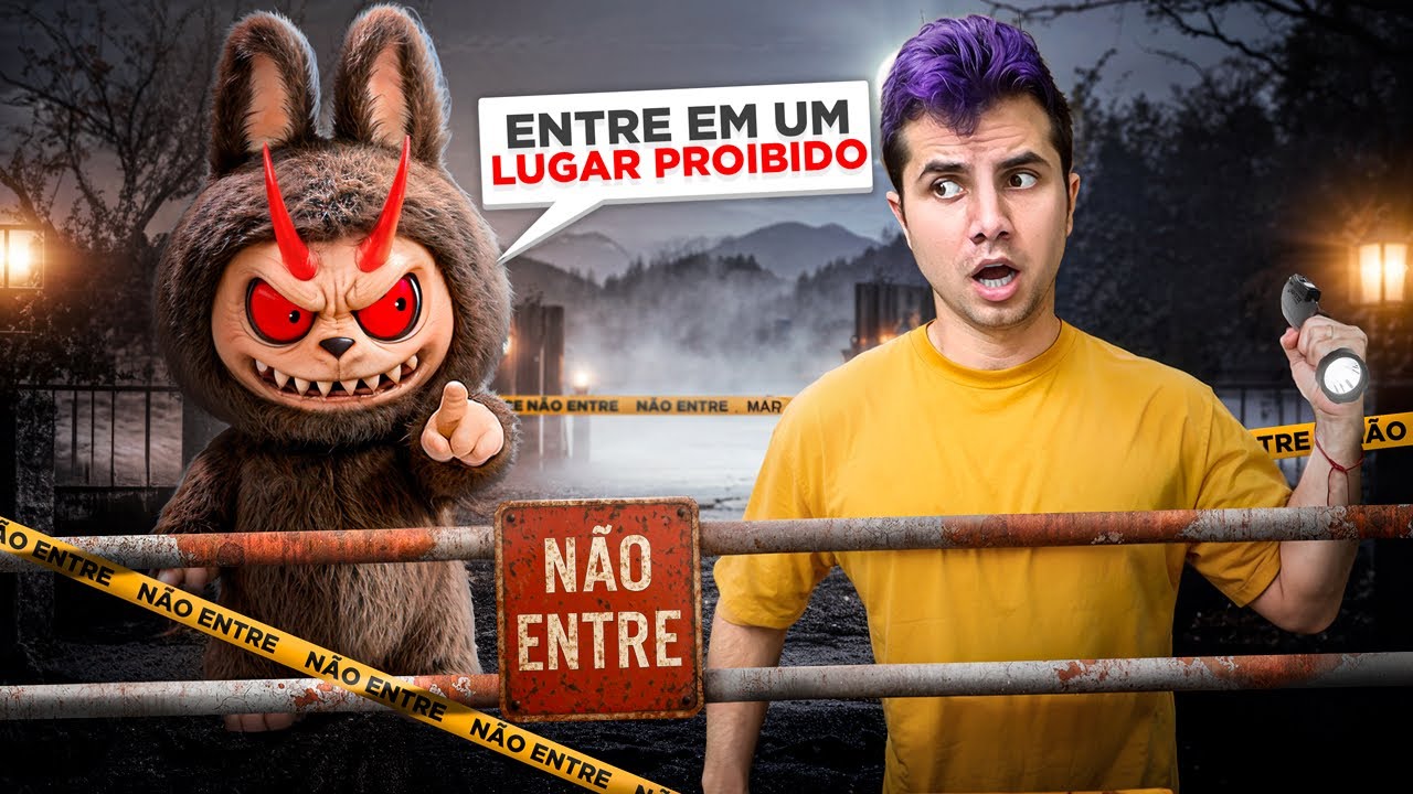 O LABUBU DECIDIU MEU DIA ! *Lugar Proibido assustador…