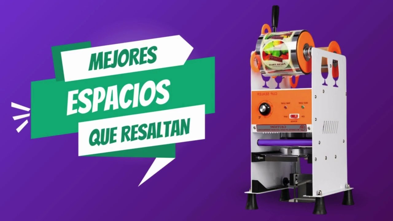 SELLADORA DE VASOS. PROTECCIÓN PARA TUS BEBIDAS 🧋✨