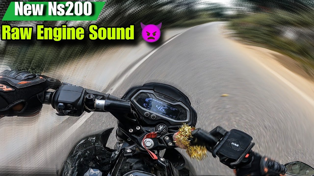  Pulsar NS200 Bs7 Exhaust Sound 😳 Stock vs Reality | Headphone Warning