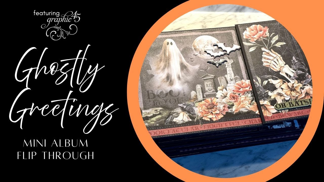 Графический мини-альбом «Призрачные приветствия» 45, пролистываем