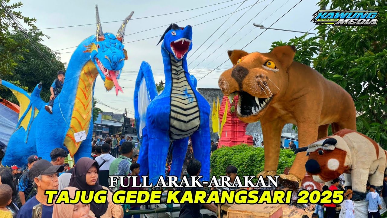 Full Arak-arakan Khitanan massal tajug Gede Desa KARANGSARI 2025❗️Cirebon