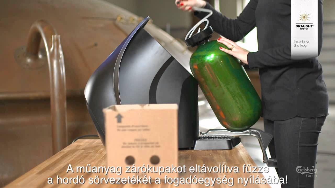 Carlsberg Draught Master 10 literes mobil sörcsapoló rendszer útmutató