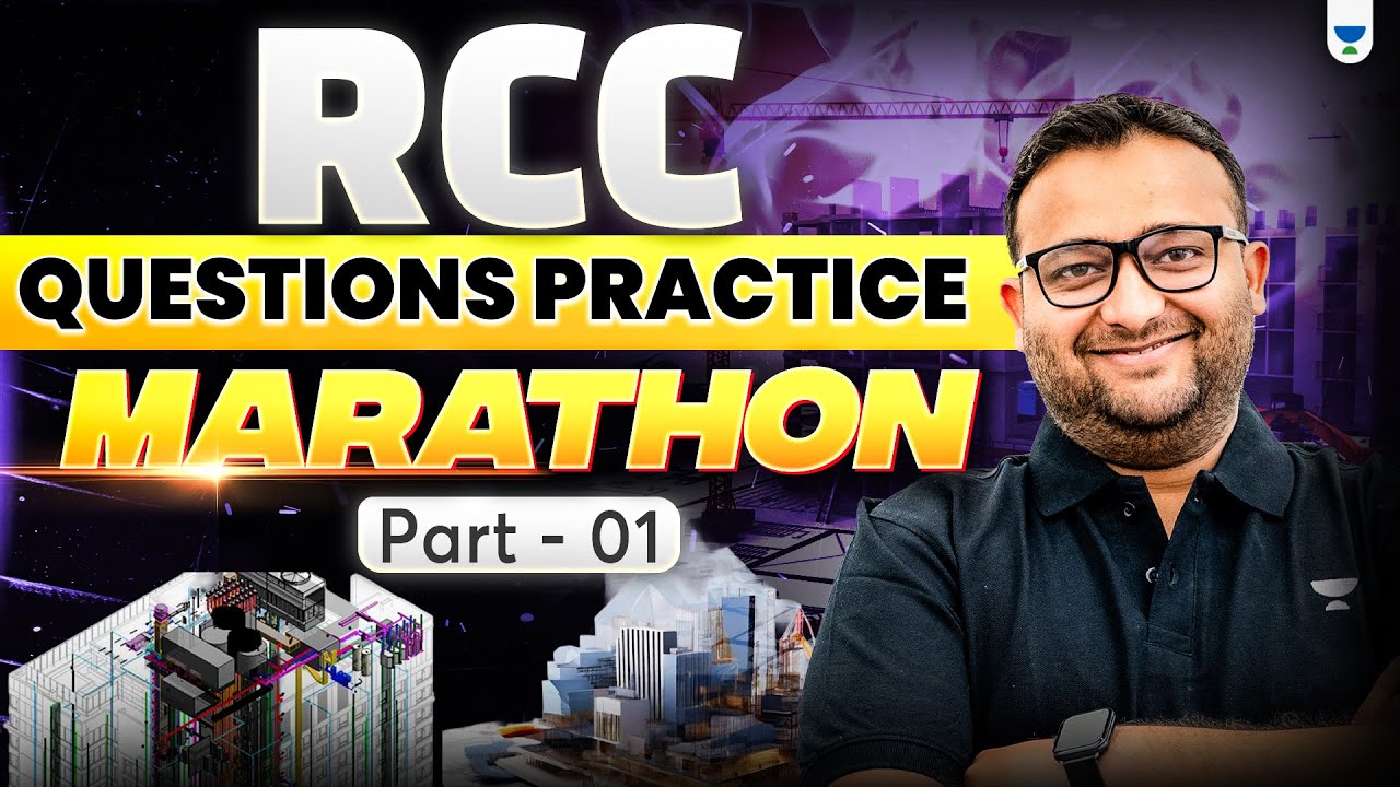 🔥RCC Questions Marathon Part-1 | Must-Solve Practice for GATE & ESE | By Amit Zarola