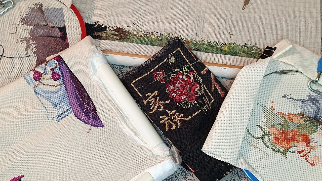 Итоги вышивального января 2024. Вышивальные планы на февраль 2024