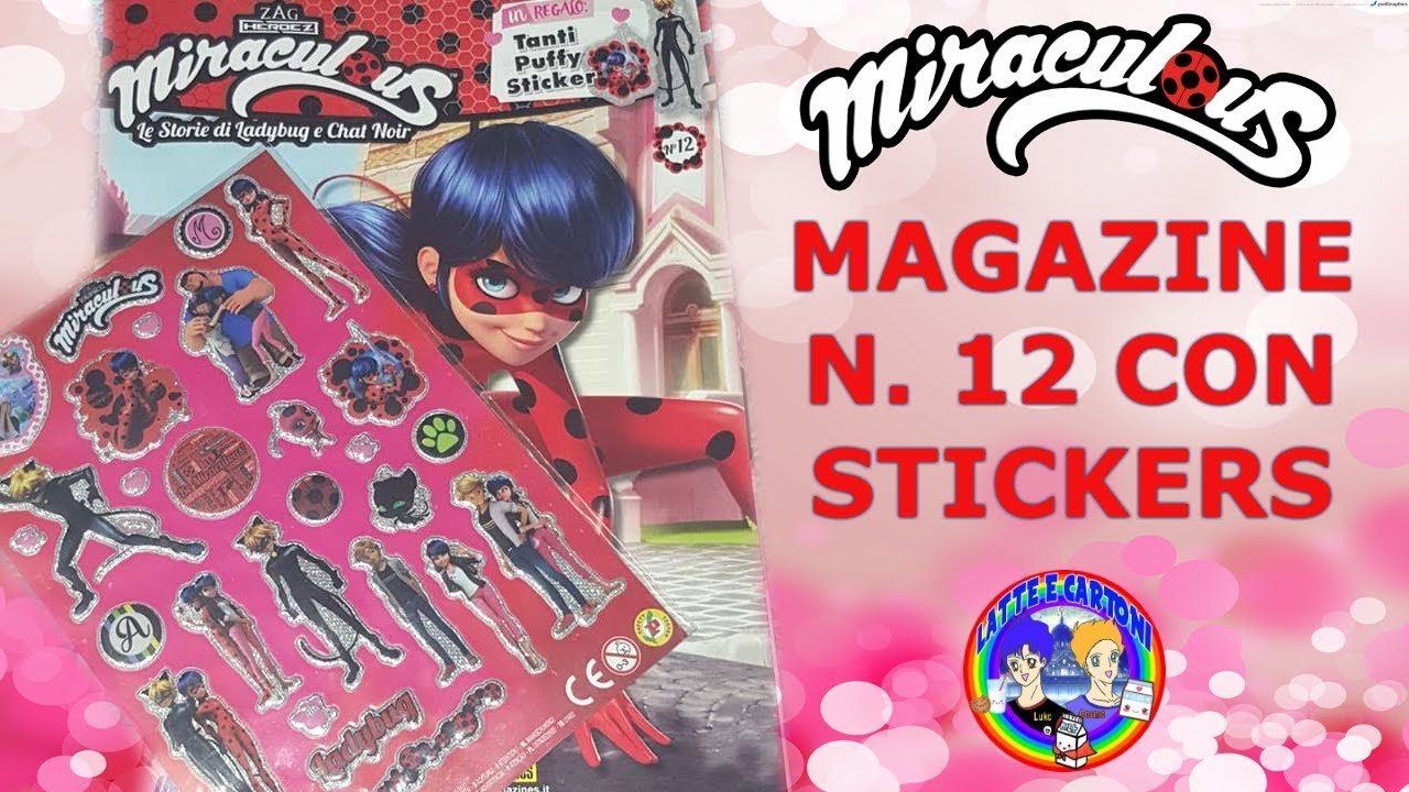 MIRACULOUS LADY BUG MAGAZINE 12 CON STICKERS