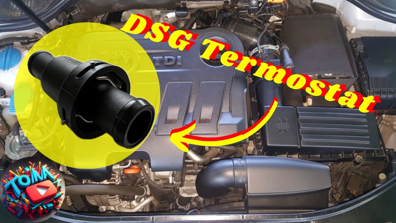 Instructions for replacing the DSG thermostat