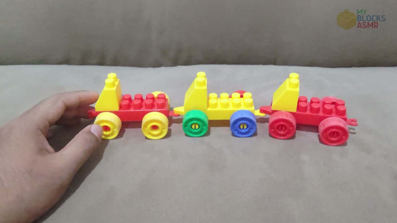 Satisfying ASMR Building Blocks Train 