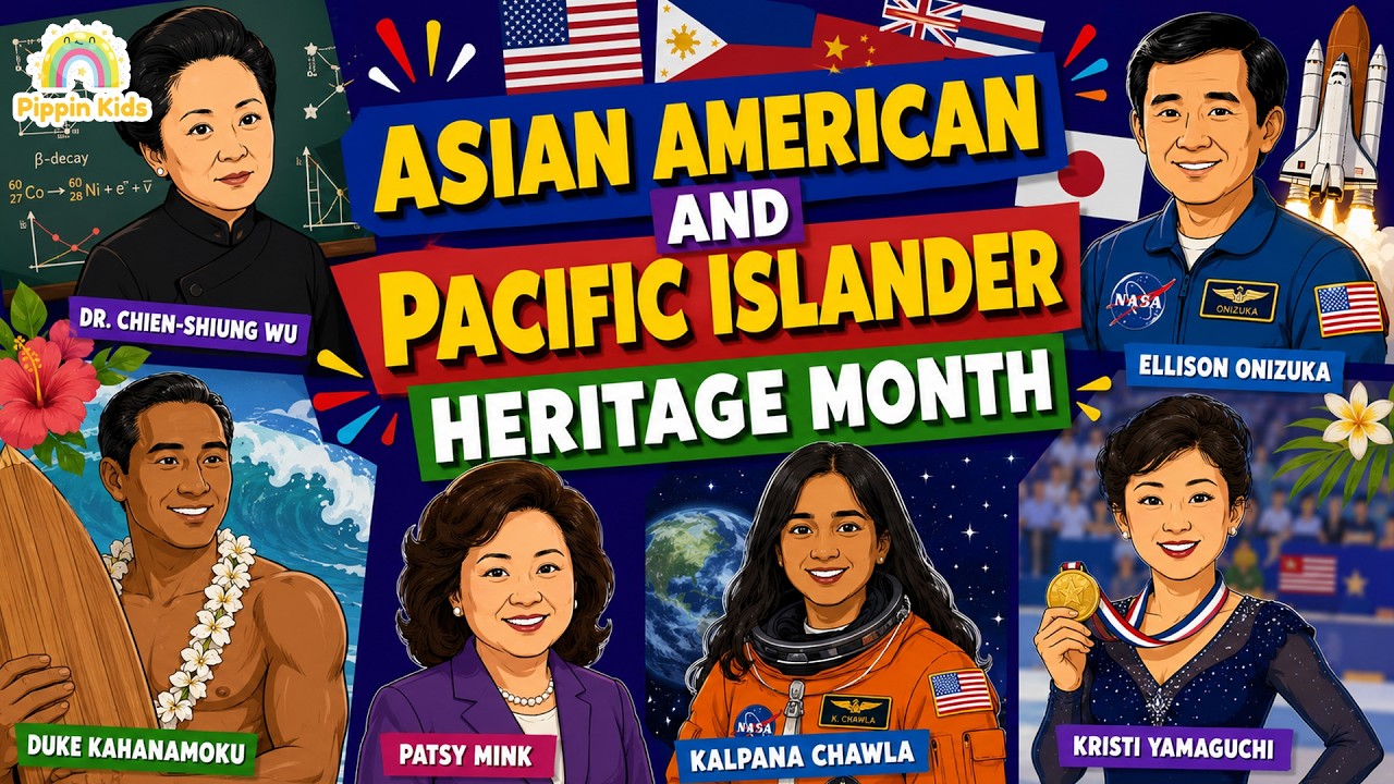 AAPI Heritage Month for Kids: Asian American and Pacific Islander Heroes