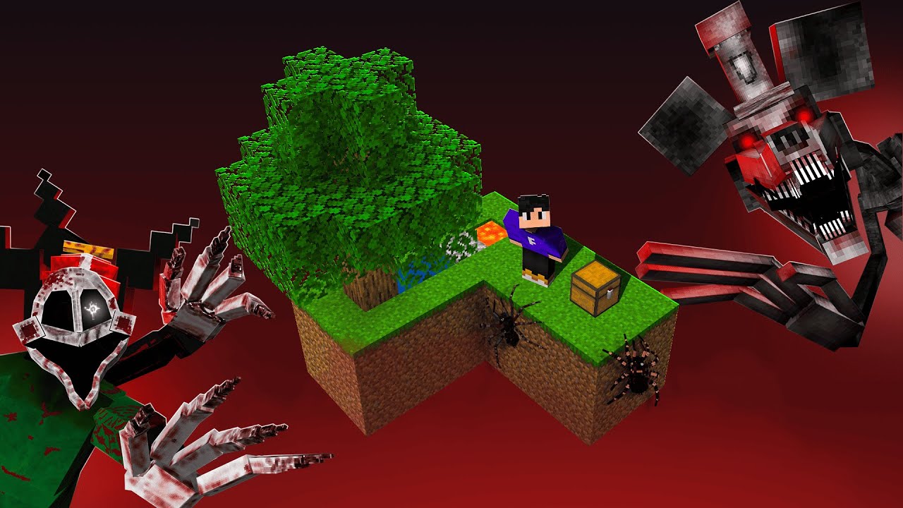 SKYBLOCK vs 200 MODS DE TERROR!
