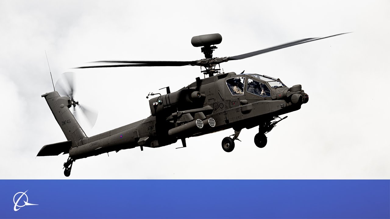 British Army Air Corps Display with Boeing AH-64E Apache