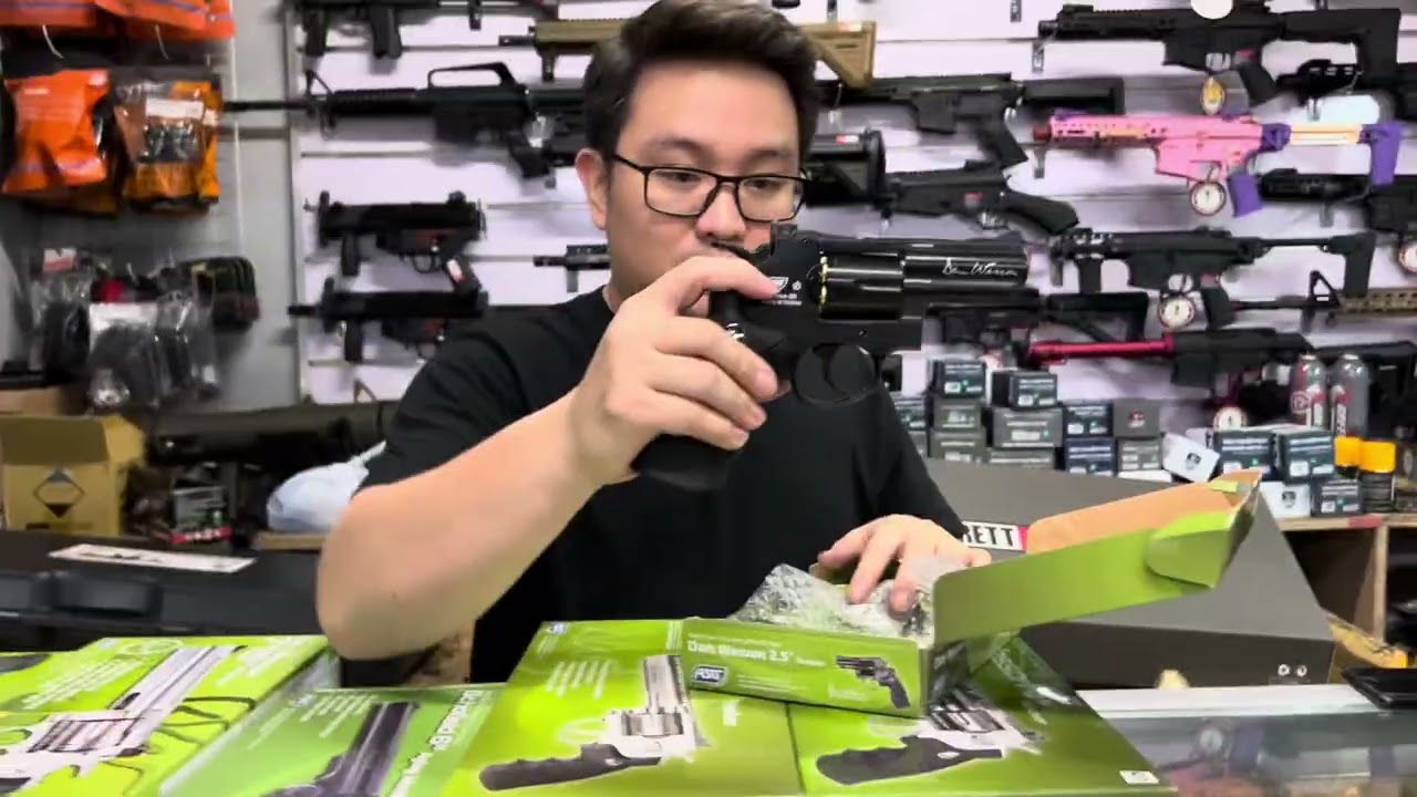 ASG DAN WESSON REVOLVERS!!! CO2 POWERED!!! SOLID 🥶🥶🥶