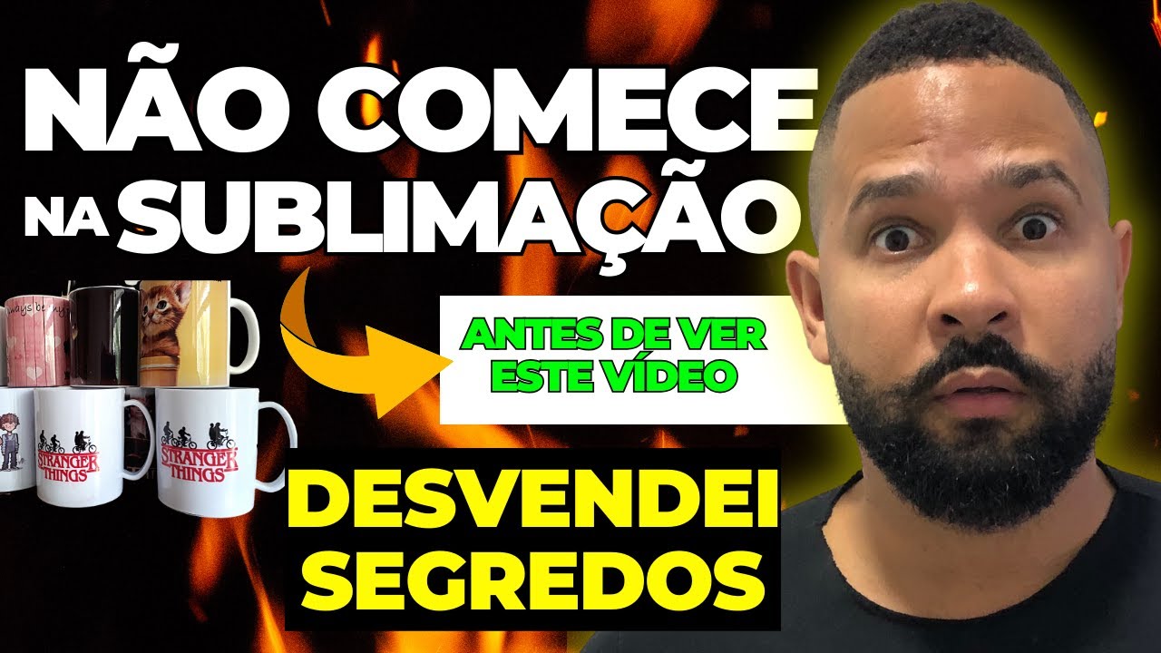 ✅5 Dicas INFAL&Iacute;VEIS de Como Come&ccedil;ar na SUBLIMA&Ccedil;&Atilde;O do Zero em 2023 e Ganhar RENDA EXTRA em CASA