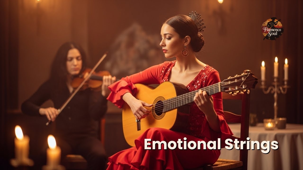 Flamenco Guitar & Violin Fusion – Romantic Spanish Nights | 12 Hour Live Instrumental Music 🎻✨