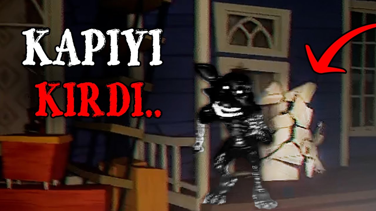 NIGHTMARE FOXY TAM BİR DELİ.. | Hello Neighbor Mod