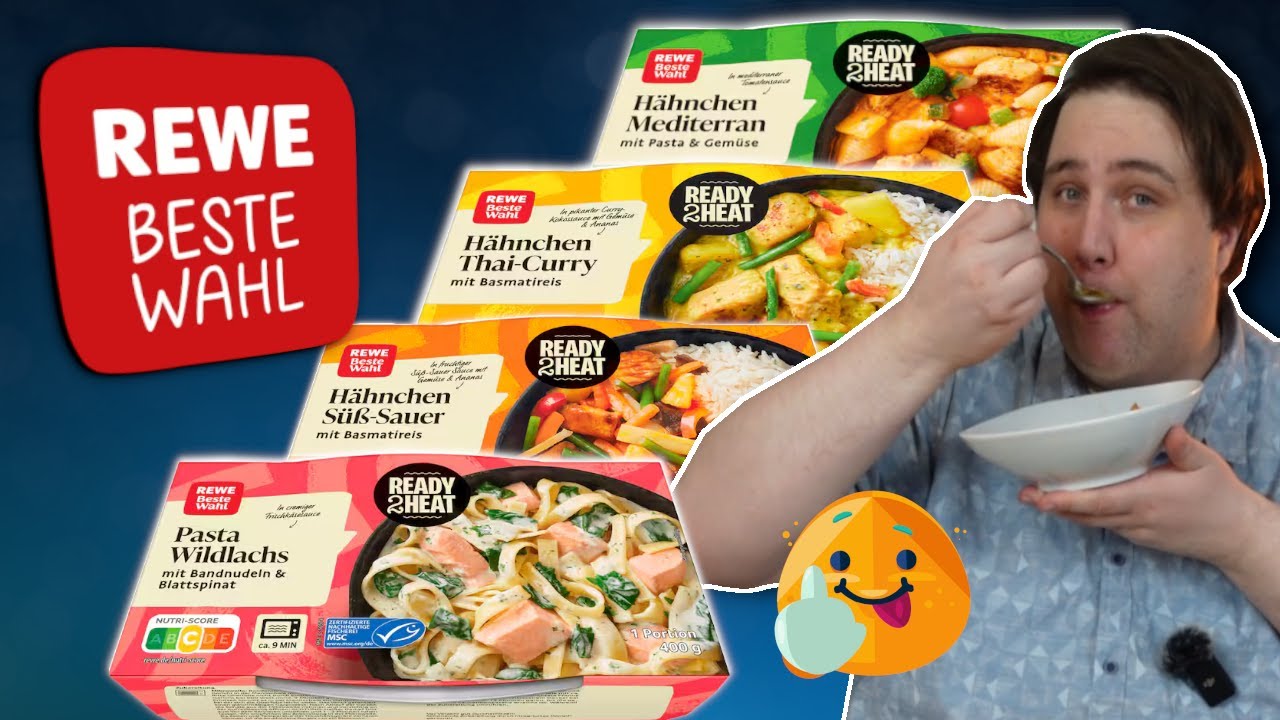TK Fertiggerichte von REWE - Ready2Heat! H&auml;hnchen Mediterran, Pasta Wildlachs, H&auml;hnchen S&uuml;&szlig; Sauer!+1