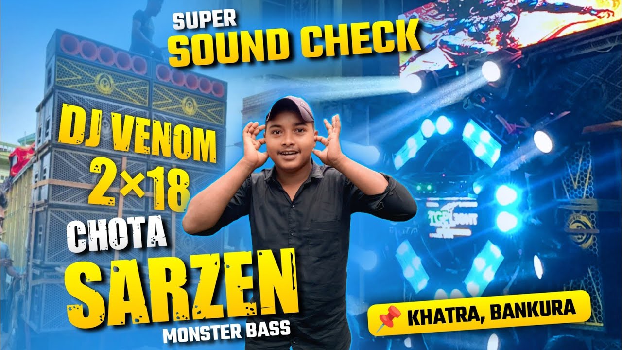 Chota DJ SARZEN 👑 Sound Chak | Dj Venom Super Sound Chaek 🔥 | Hiru Vai Vlog 