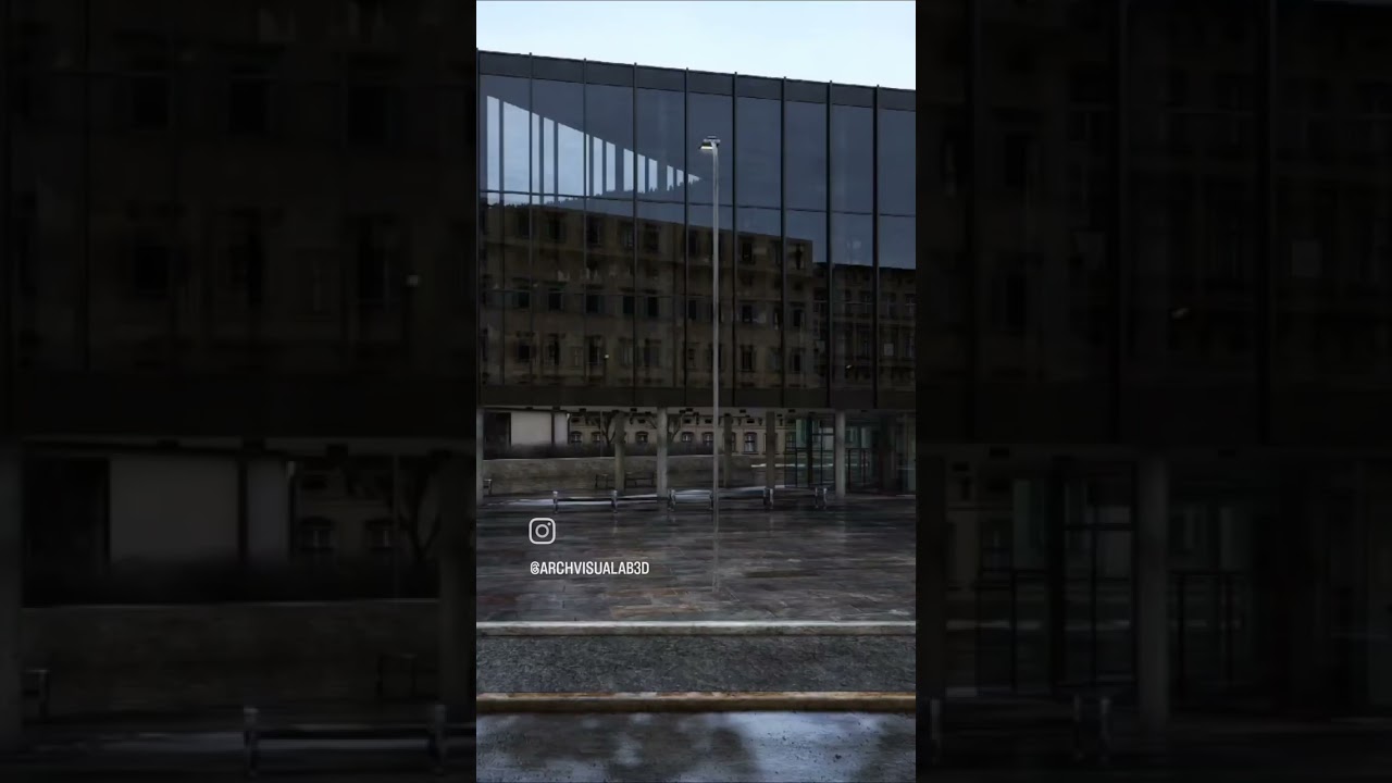 Elaboraci&oacute;n de Escena Exterior + Render final en Vray para Sketchup
