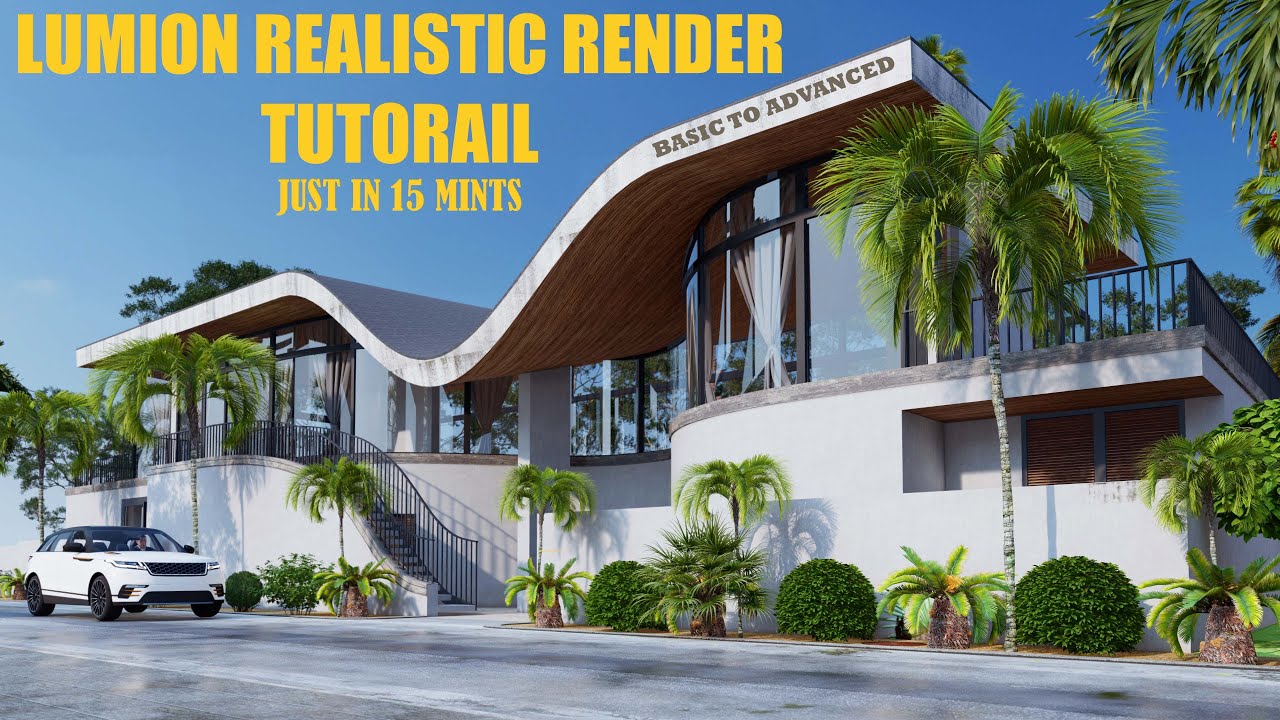 LUMION 12 RENDER TUTORIAL//COMPLETE COURSE