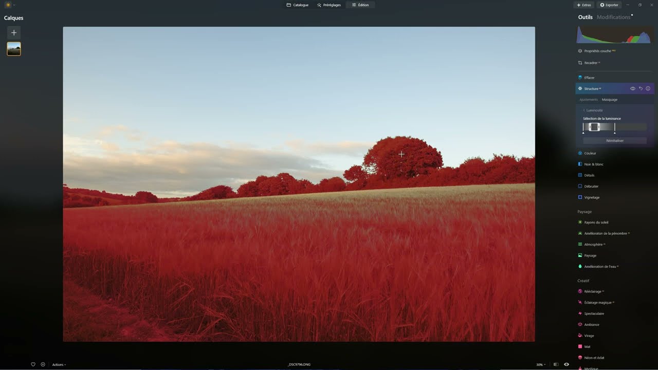 Contourner les faiblesses du masque par IA dans Luminar Neo