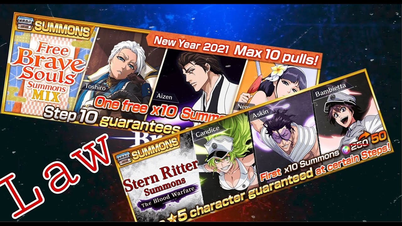 FREE GUARANTEES 10 STEP || Bleach Brave Souls || Acc 1700+days