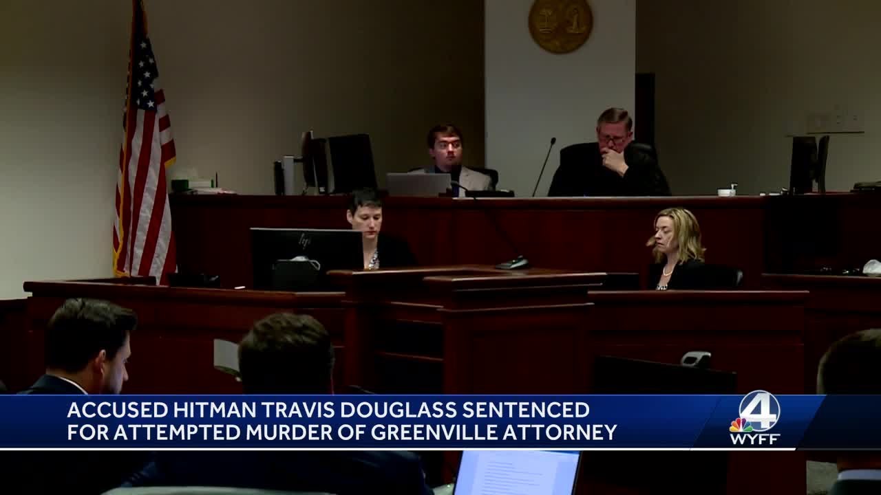 Hitman sentenced to 30 years in prison for shooting Greenville, South Carolina, attorney