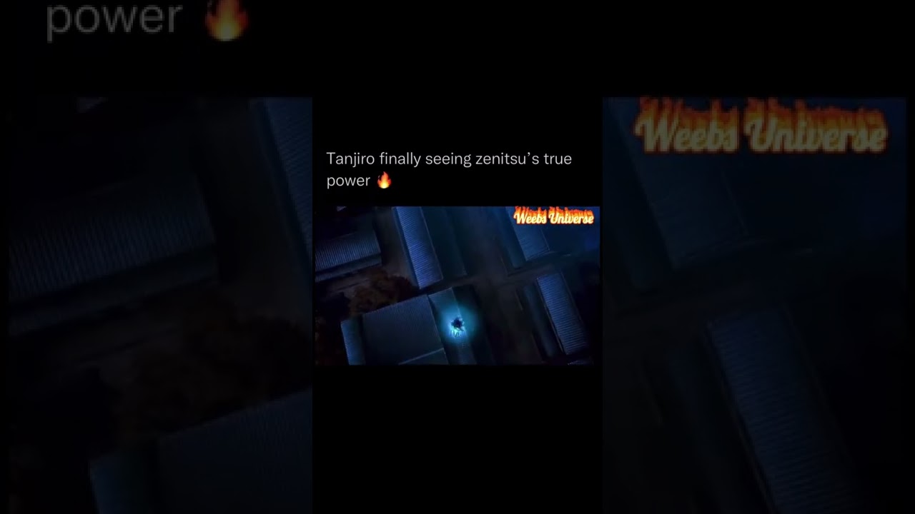 Tanjiro finally seeing zenitsu’s true power🔥