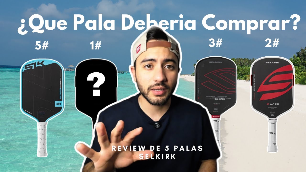 &iquest;Cu&aacute;l pala de pickleball brilla m&aacute;s? | Top 5 Rese&ntilde;a