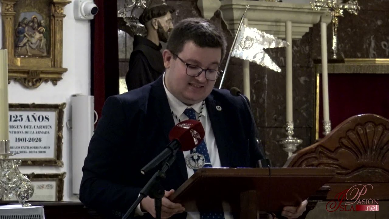 Presentación del cartel de la Hermandad de la Caridad | Germán Caos Baturone | 4K | 2026