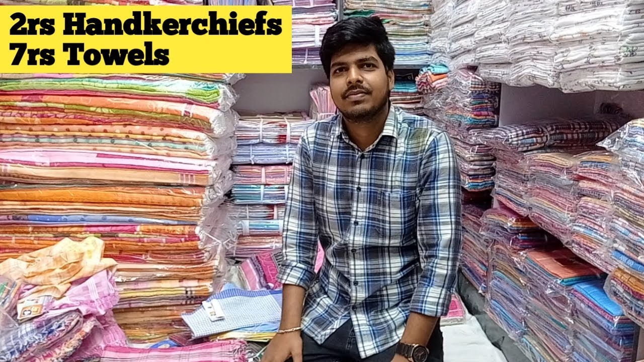 2rs Handkerchiefs 7rs Towels l Chickpet Wholesale & Retail Shop l Courier available