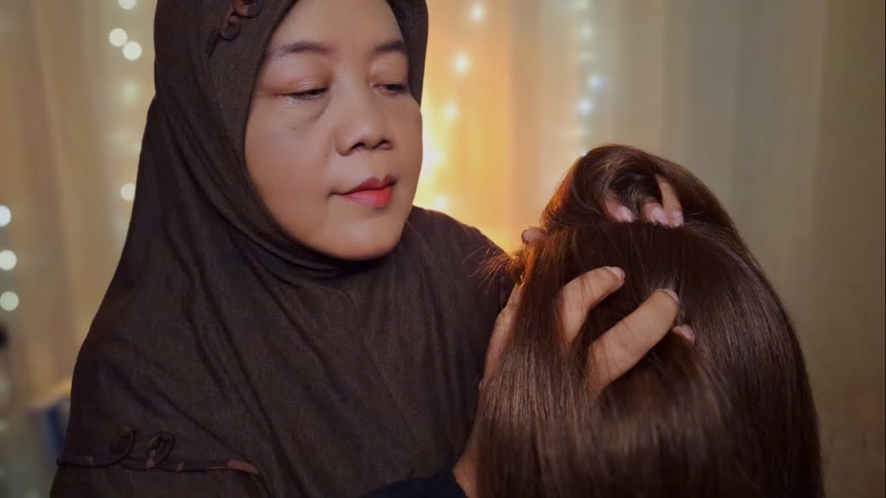 ASMR Helping You to Sleep, Playing Your Hair - No Talking ✨