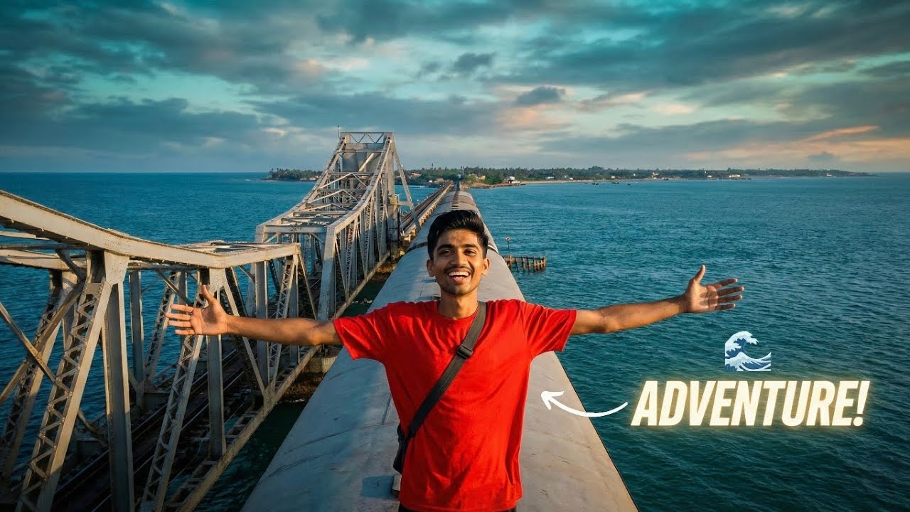 🚂✨ Pamban Bridge, Rameswaram : Samundar Ke Oopar Ek Anokha Safar! 🌊🚆