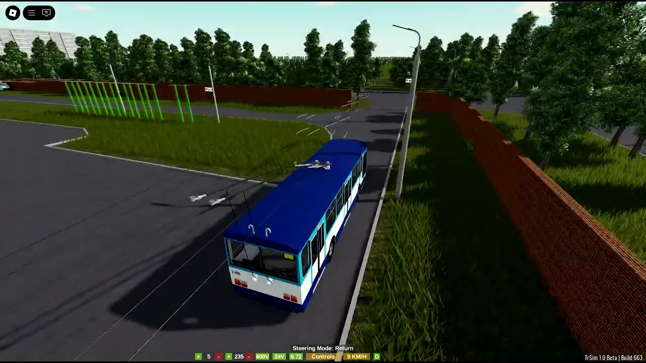 Троллейбус Skoda Tr 14 проходит обкатку Часть 1