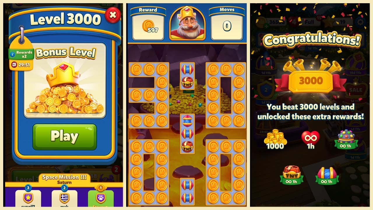 Royal Match Level 3000 Rewards