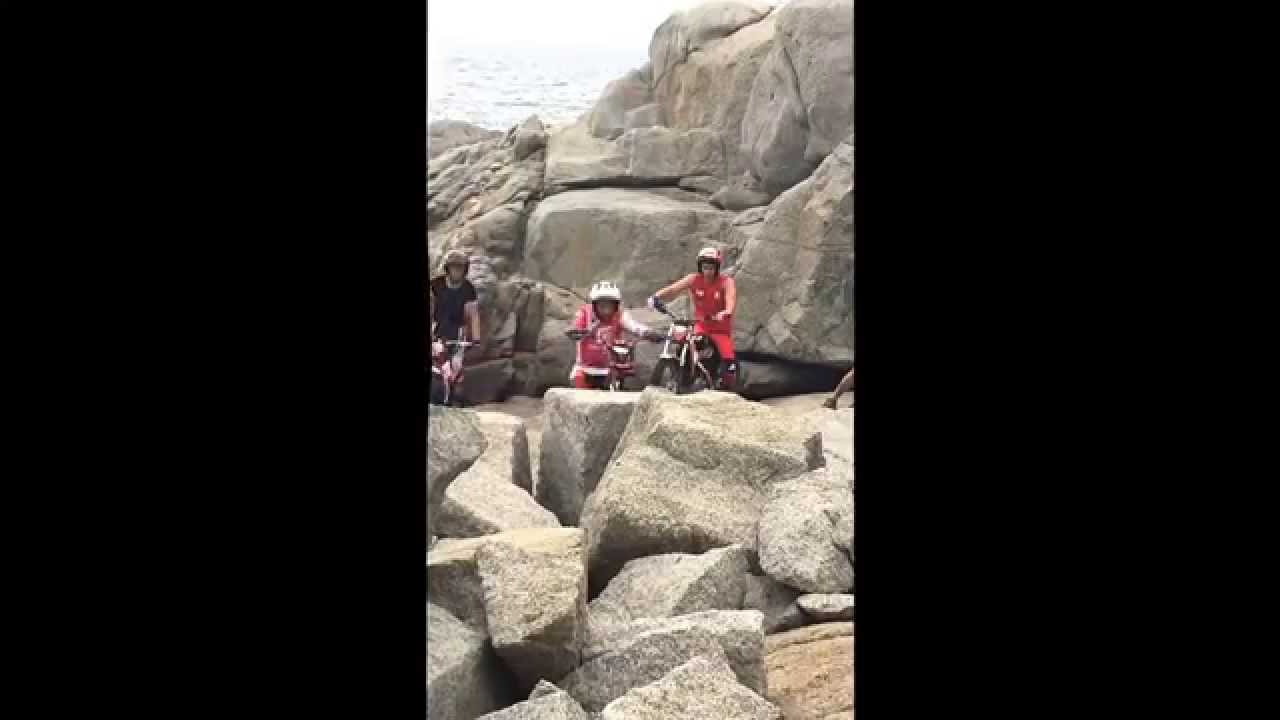 Anthony Charlier entrainement Trial Zone Algajola Corse juillet 2014
