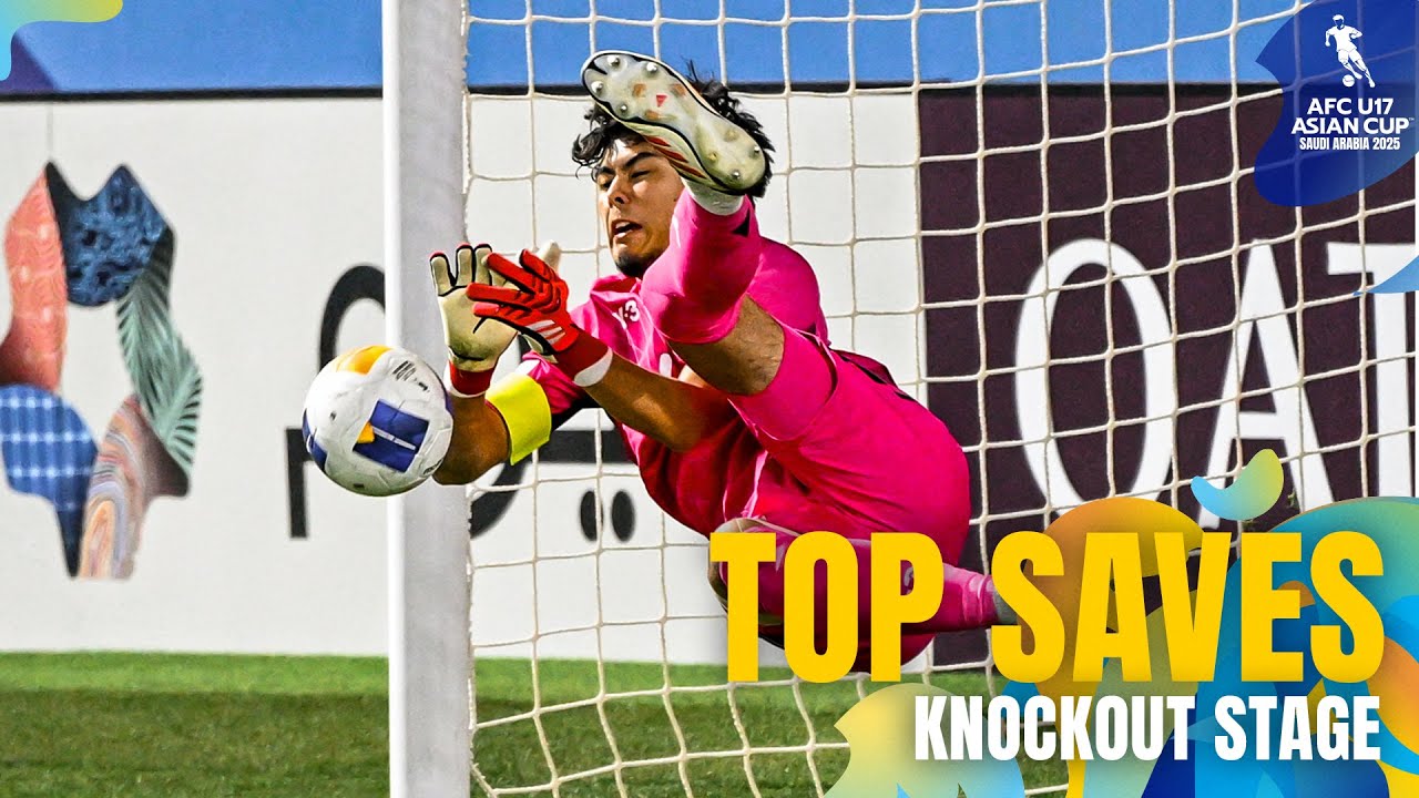 Top Saves 🧤 &ndash; Knockout Stage | AFC U17 Asian Cup&trade; Saudi Arabia 2025