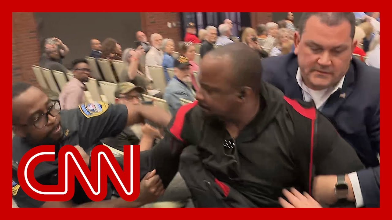 Protesters stun-gunned by law enforcement at Marjorie Taylor Greene town hall