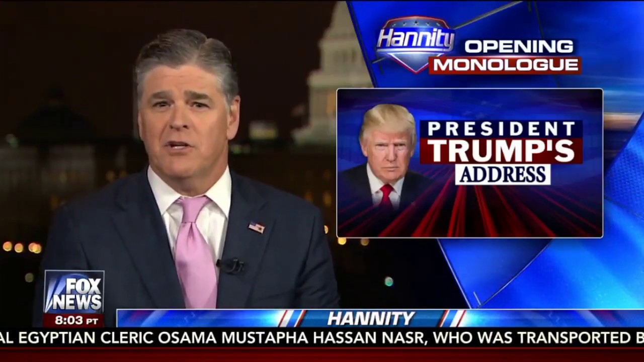 Sean Hannity Reacts To President Trump's Speech Hannity Show