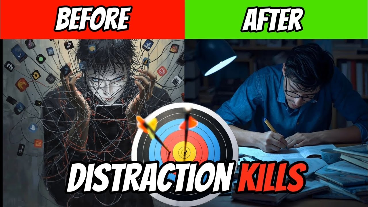 3 Deadly Distractions and How to Overcome Them 🧠 | Study Tips | Raga Senpai