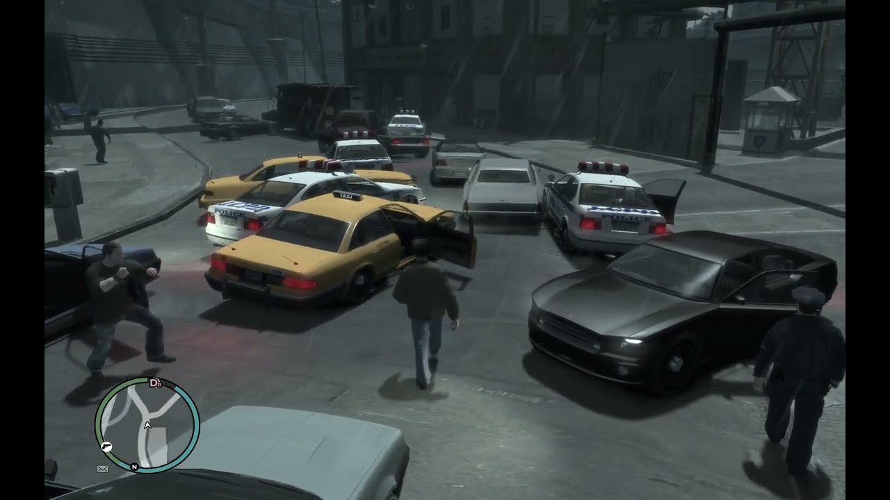 GTA IV compilation of getting other pedestrians arrested (Navy Yard)