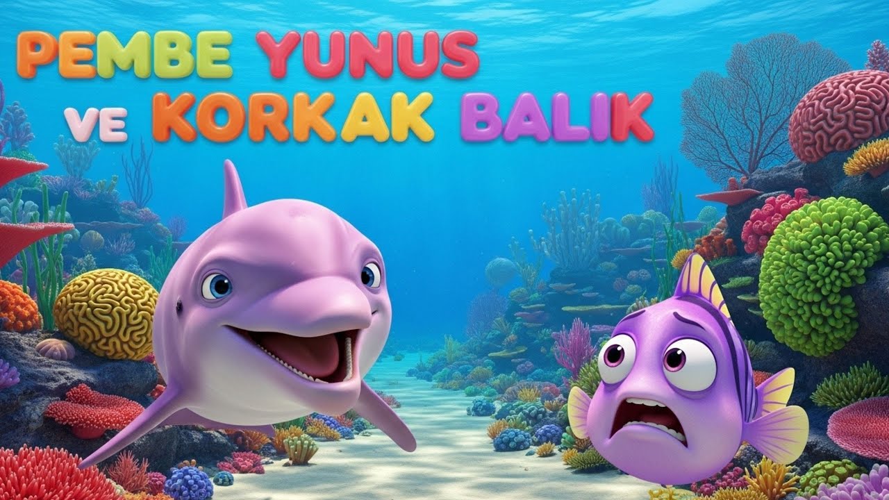 pembe yunus ve korkak balık