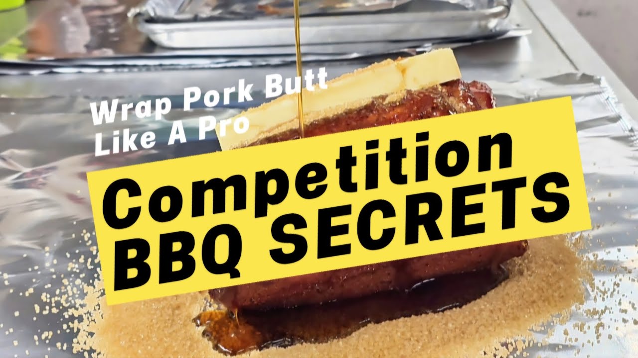 Learn to wrap Pork Butt like a Pro. Competition BBQ Secrets
