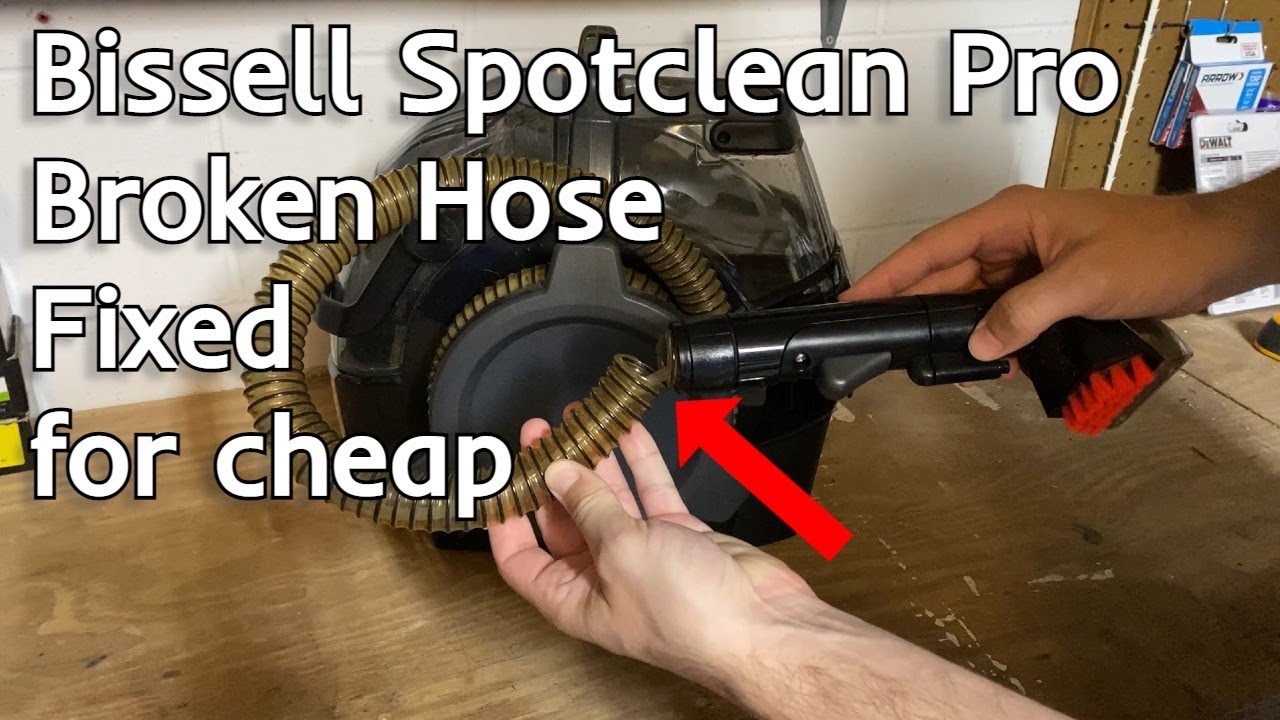 Как заменить шланг Bissell Spotclean Pro