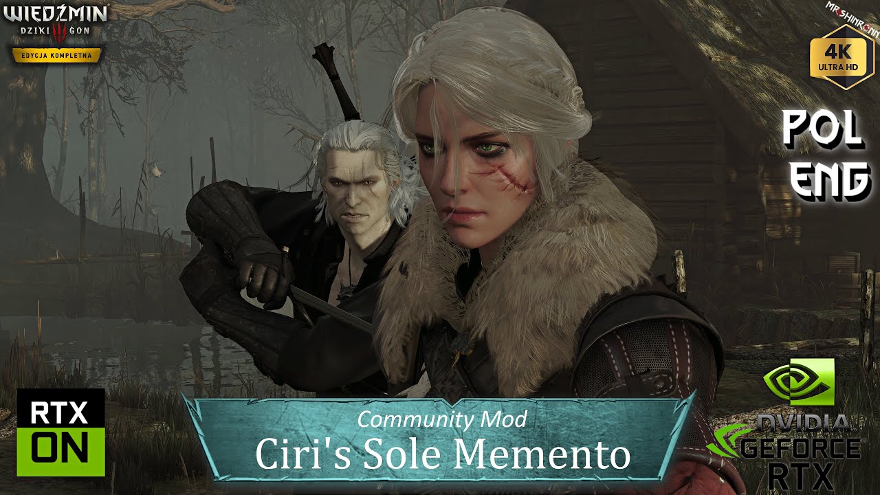Geralt & Ciri | Jedyna pamiątka Ciri | Fanowskie DLC | NEXTGEN | RayTracing【The Witcher 3 mods】