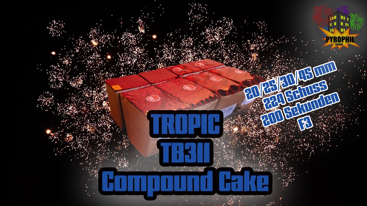TROPIC TB311 - Multi Kaliber - 224 Schuss - F3 - Compound Cake - BRUTAL! 4K