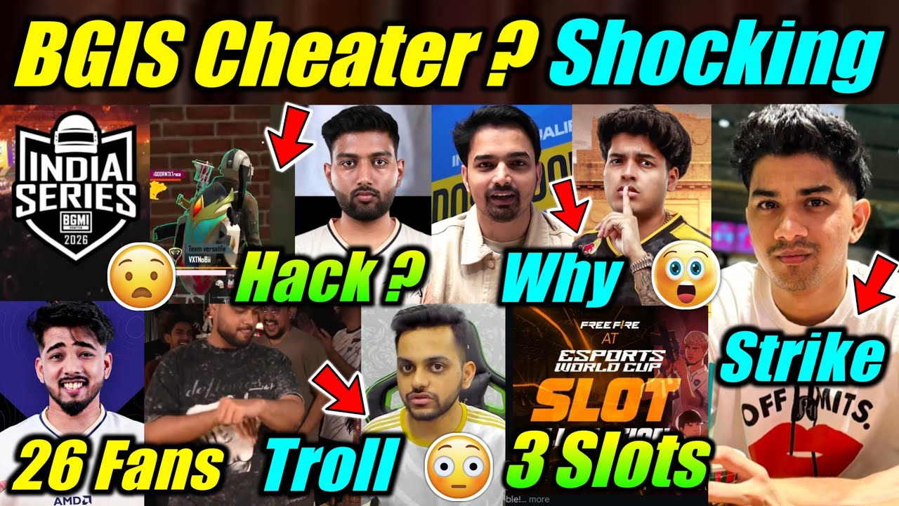 3 EWC Slot 😱 Hacker in BGIS ? Punk Reply 😳 Troll Hector ! Rega Got Strike 😮 Mazy, Simp News 